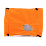 Bird Warm Nest Thermal Plush Cage Hanging Bed Hamster Double Layer Hammock for Winter Cold WeatherOrange