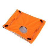 Bird Warm Nest Thermal Plush Cage Hanging Bed Hamster Double Layer Hammock for Winter Cold WeatherOrange