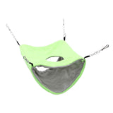 Bird Warm Nest Thermal Plush Cage Hanging Bed Hamster Double Layer Hammock for Winter Cold WeatherGreen In Australia - Darrahopens