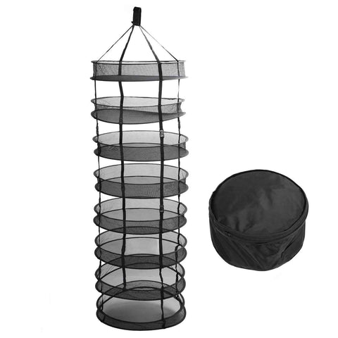 8 Layer Hanging Herb Buds Dry Net Detachable Collapsible Mesh Hydroponics Plant Drying Rack Net In Australia - Darrahopens