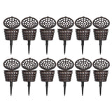 50Pcs Fertilizer Basket Plastic Sturdy Durable Planting Fertilization Box for Potted Plants Home Balconies Garden