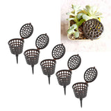 50Pcs Fertilizer Basket Plastic Sturdy Durable Planting Fertilization Box for Potted Plants Home Balconies Garden
