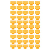 50pcs/set Shade Cloth Clips Rust Resistance Steel Wire Pressure Film Clip for Greenhouse