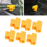 50pcs/set Shade Cloth Clips Rust Resistance Steel Wire Pressure Film Clip for Greenhouse