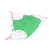 Small Pet Cage Hammock Parrot Warm Hanging Hammock Bird Nest Hut Bed for Hamsters Sugar Gliders Golden HamsterL Green