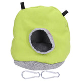 Warm Birdhouse Round Shape Soft Plush Save Space Easy Clean Safety Parrots HouseGreen In Australia - Darrahopens