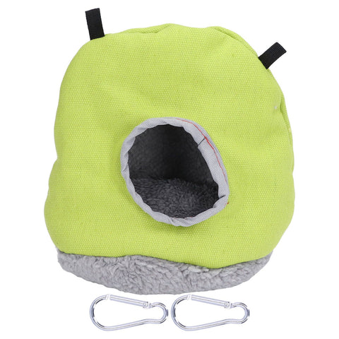Warm Birdhouse Round Shape Soft Plush Save Space Easy Clean Safety Parrots HouseGreen In Australia - Darrahopens