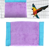Bird Bed Chinchilla Honey Glider Flying Parrot Portable Soft Warm Hanging Hammock NestPurple