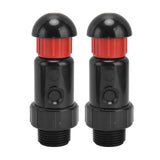 2Pcs Irrigation Exhaust Valve External Thread G3 / 4 Easy Use Good Sealing Automatic Intake Valve In Australia - Darrahopens