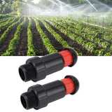 2Pcs Irrigation Exhaust Valve External Thread G3 / 4 Easy Use Good Sealing Automatic Intake Valve