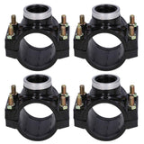4 Sets Water Drain Saddle Plastic Pipe Additional Quick Connector Tee Kit G1 Female Thread In Australia - Darrahopens