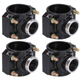 4 Sets Water Drain Saddle Plastic Pipe Additional Quick Connector Tee Kit G1 Female Thread In Australia - Darrahopens