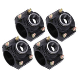 4 Sets Water Drain Saddle Plastic Pipe Additional Quick Connector Tee Kit G1 Female Thread In Australia - Darrahopens