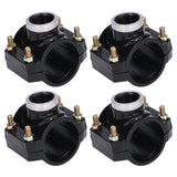 4 Sets Water Drain Saddle Plastic Pipe Additional Quick Connector Tee Kit G1 Female Thread In Australia - Darrahopens
