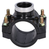 4 Sets Water Drain Saddle Plastic Pipe Additional Quick Connector Tee Kit G1 Female Thread