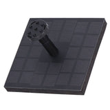 Solar Water Pump Monocrystalline Silicon Square Floating Outdoor Waterscape Fountain 7V 1.4W