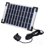 10V 5W Solar Fountain Kit Floating Solar Fountain Water Pump Kit for Gardens Pools Fish Tanks Aquariums