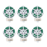 6Pcs Green Tie Wire Gardening Twist Tie Climbing Vine Tie Wire for DIY Flower Fixed Plant Support