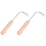 2pcs Garden Weeder Lightweight Efficient Labor Saving Ergonomic Design Small Compact Digging Supplies