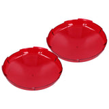 2Pcs Pool Lens Cover Plastic Red Transparent Underwater Light Lens Covers for Spa Lights 19cm In Australia - Darrahopens