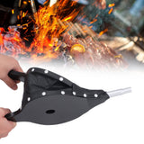 Hand Made Wooden Fireplace Blower Smoke Resistance Fireplace Wood Bellows for Barbecue