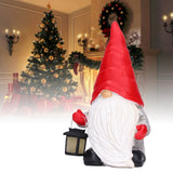 Garden Resin Gnome Statue Sculpture Garden Ornaments for Desktop Courtyard Decorations