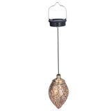 1.2V 0.5W Solar Wrought Iron Hollow Projection Lamp Outdoor Rainproof Solar Water Drop Chandelier In Australia - Darrahopens
