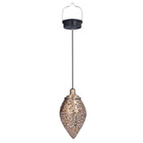 1.2V 0.5W Solar Wrought Iron Hollow Projection Lamp Outdoor Rainproof Solar Water Drop Chandelier In Australia - Darrahopens