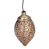 1.2V 0.5W Solar Wrought Iron Hollow Projection Lamp Outdoor Rainproof Solar Water Drop Chandelier In Australia - Darrahopens