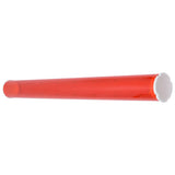 Long Pipe Bird Feeder Red Transparent Outdoor Bird Feeder Tube Wild Bird Feeding Pipe for Garden