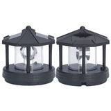 LED Solar Light Unique Tower Design 360 Degree Rotation Energy Saving Easy Installation Outdoor Lamp