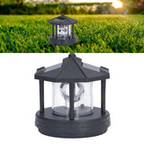 LED Solar Light Unique Tower Design 360 Degree Rotation Energy Saving Easy Installation Outdoor Lamp
