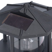 LED Solar Light Unique Tower Design 360 Degree Rotation Energy Saving Easy Installation Outdoor Lamp
