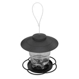 Bird Feeder 1L Durable ABS Easy Filling Transparent Container Portable Pavilion Design Hanging Bird Feeder