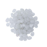 Outdoor Luminous Stones Colorful Fluorescent Luminous Pebbles for Dark Garden Courtyard Walkway Garden Trails 100 / Bag White In Australia - Darrahopens