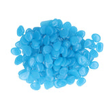 Outdoor Luminous Stones Colorful Fluorescent Luminous Pebbles for Dark Garden Courtyard Walkway Garden Trails 100 / Bag Dark Blue In Australia - Darrahopens