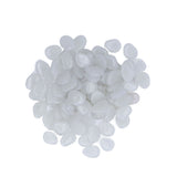 Outdoor Luminous Stones Colorful Fluorescent Luminous Pebbles for Dark Garden Courtyard Walkway Garden Trails 200 / Bag White