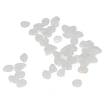 Outdoor Luminous Stones Colorful Fluorescent Luminous Pebbles for Dark Garden Courtyard Walkway Garden Trails 200 / Bag White