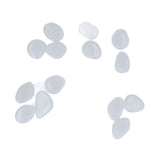Outdoor Luminous Stones Colorful Fluorescent Luminous Pebbles for Dark Garden Courtyard Walkway Garden Trails 200 / Bag White