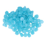 Outdoor Luminous Stones Colorful Fluorescent Luminous Pebbles for Dark Garden Courtyard Walkway Garden Trails 200 / Bag Light Blue In Australia - Darrahopens