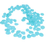 Outdoor Luminous Stones Colorful Fluorescent Luminous Pebbles for Dark Garden Courtyard Walkway Garden Trails 200 / Bag Light Blue In Australia - Darrahopens