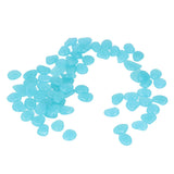Outdoor Luminous Stones Colorful Fluorescent Luminous Pebbles for Dark Garden Courtyard Walkway Garden Trails 200 / Bag Light Blue In Australia - Darrahopens