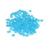 Outdoor Luminous Stones Colorful Fluorescent Luminous Pebbles for Dark Garden Courtyard Walkway Garden Trails 200 / Bag Dark Blue In Australia - Darrahopens