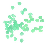 Outdoor Luminous Stones Colorful Fluorescent Luminous Pebbles for Dark Garden Courtyard Walkway Garden Trails 200 / Bag Turquoise In Australia - Darrahopens