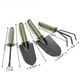 4pcs Garden Shovel Set Home Indoor Gardening Flower Gardening Mini Shovel Set Bonsai Tools Green Four Piece Set In Australia - Darrahopens