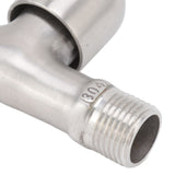 G1/2 Washing Machine Tap Leakage Proof Cold Water Stainless Steel Wall Mounted Faucet for Garden Kitchen