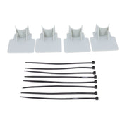 Swimming Pool Pipe Holders Adjustable Design Sturdy ABS Easy Installation Swimming Pool Hose Support Brackets Gray