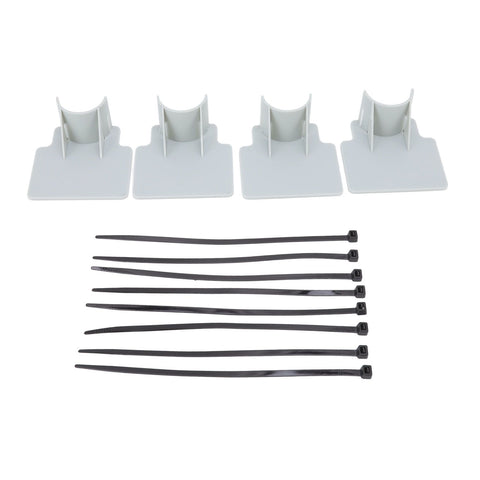 Swimming Pool Pipe Holders Adjustable Design Sturdy ABS Easy Installation Swimming Pool Hose Support Brackets Gray