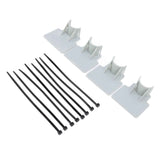 Swimming Pool Pipe Holders Adjustable Design Sturdy ABS Easy Installation Swimming Pool Hose Support Brackets Gray In Australia - Darrahopens