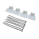 Swimming Pool Pipe Holders Adjustable Design Sturdy ABS Easy Installation Swimming Pool Hose Support Brackets Gray In Australia - Darrahopens